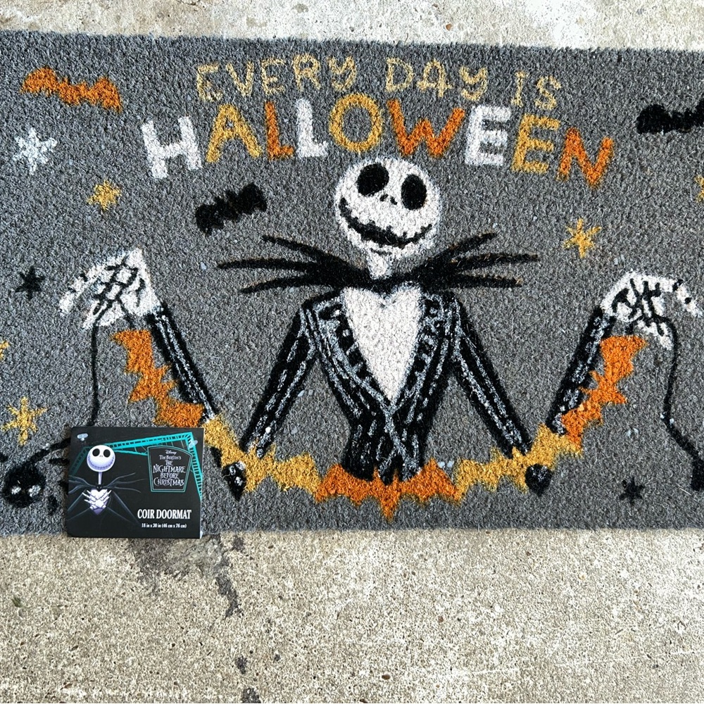 Nightmare Before Christmas Doormat